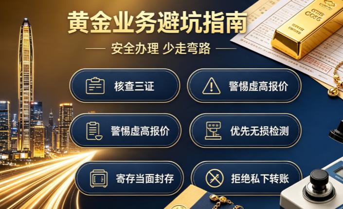 深圳黄金典当行实力榜单出炉!本地人办理黄金业务推荐